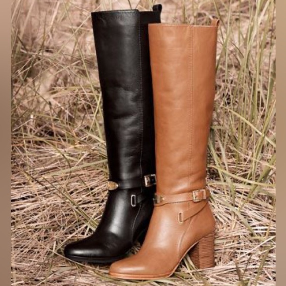 MICHAEL KORS TAN LEATHER BOOT